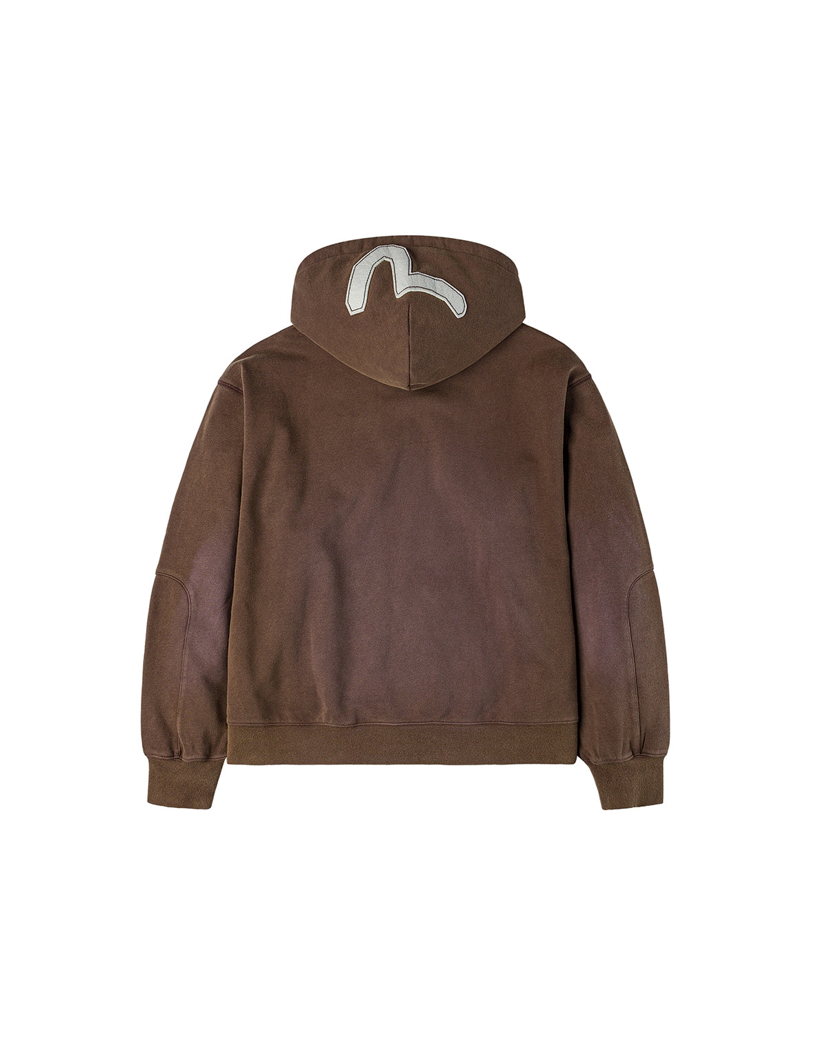 EV and Seagull Patches Embroidery Relax Fit Hoodie Jacket