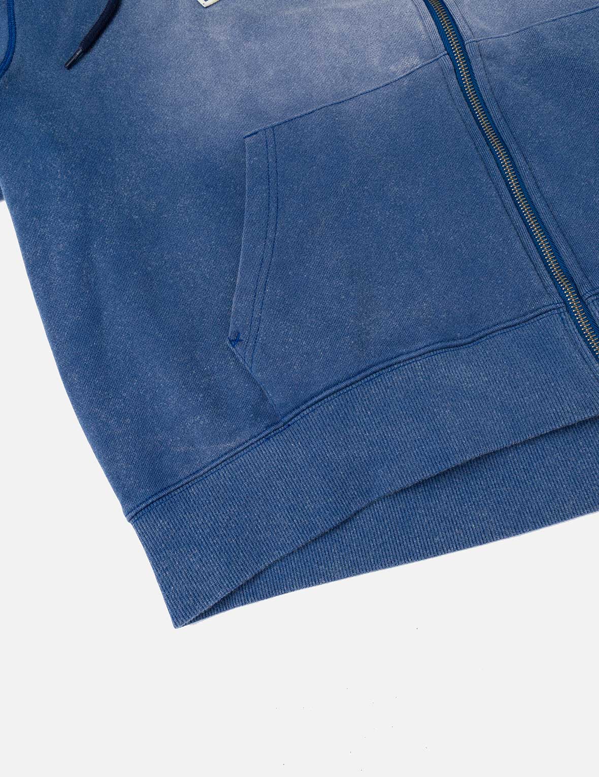 EV and Seagull Patches Embroidery Relax Fit Hoodie Jacket