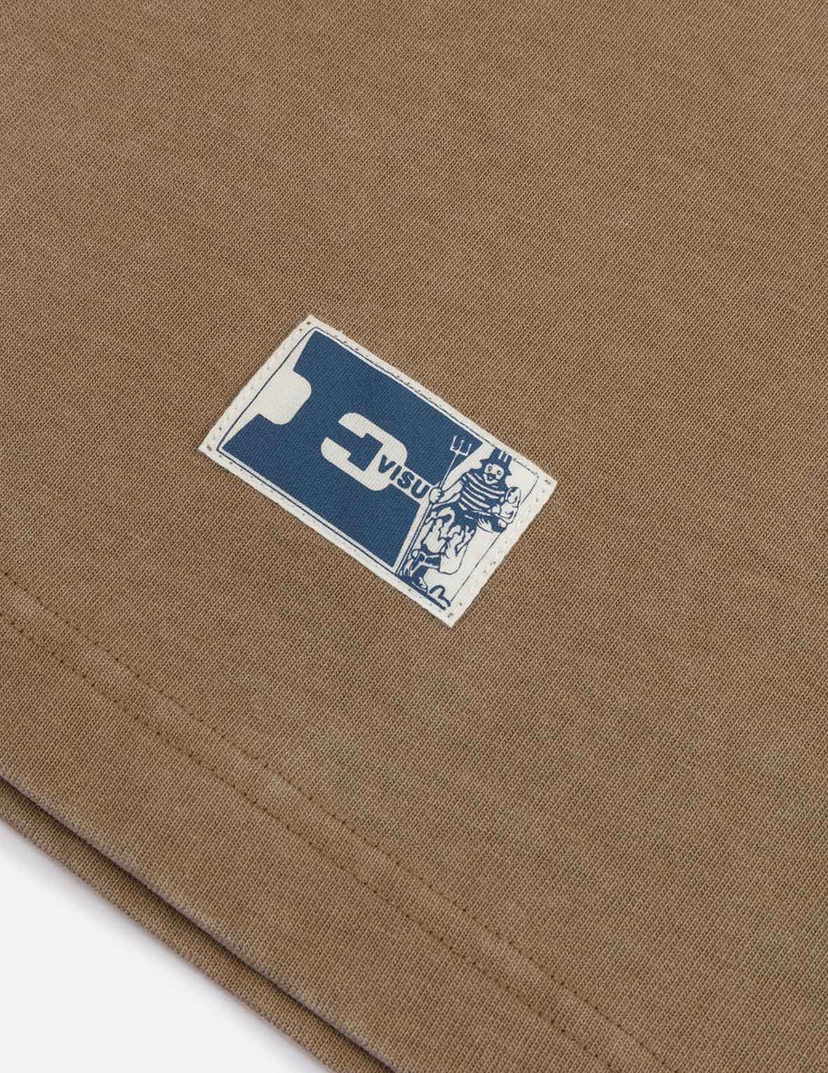 Seagull Embroidery Pocket Relax Fit Long-sleeve T-shirt