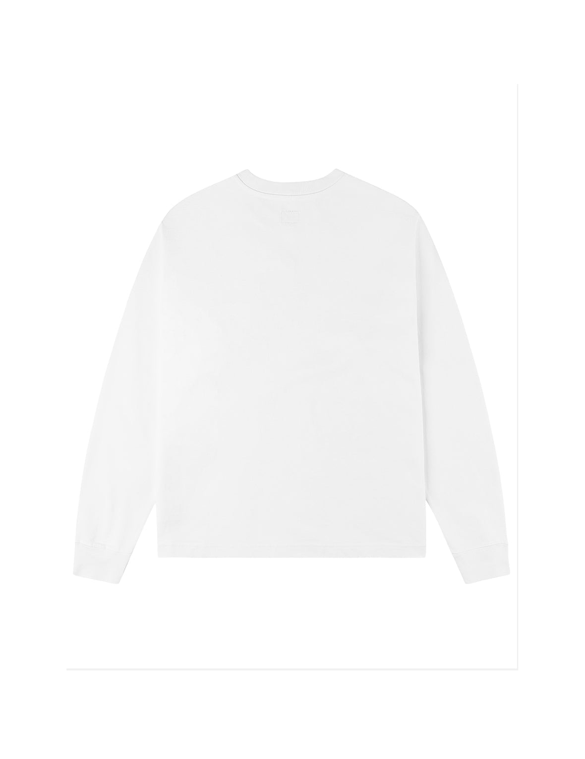 Seagull Embroidery Pocket Relax Fit Long-sleeve T-shirt