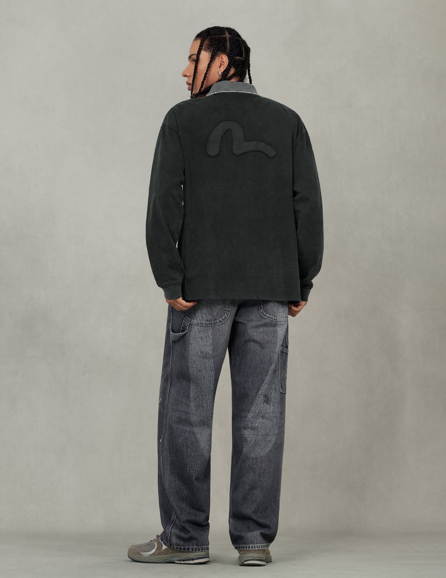 Seagull Appliqué Relax Fit Long-sleeve T-shirt