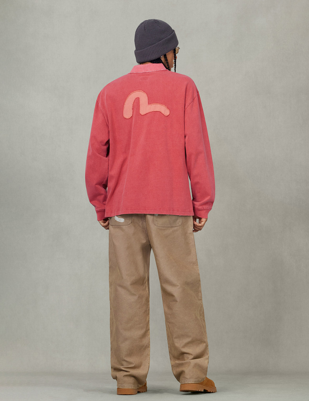 Seagull Appliqué Relax Fit Long-sleeve T-shirt