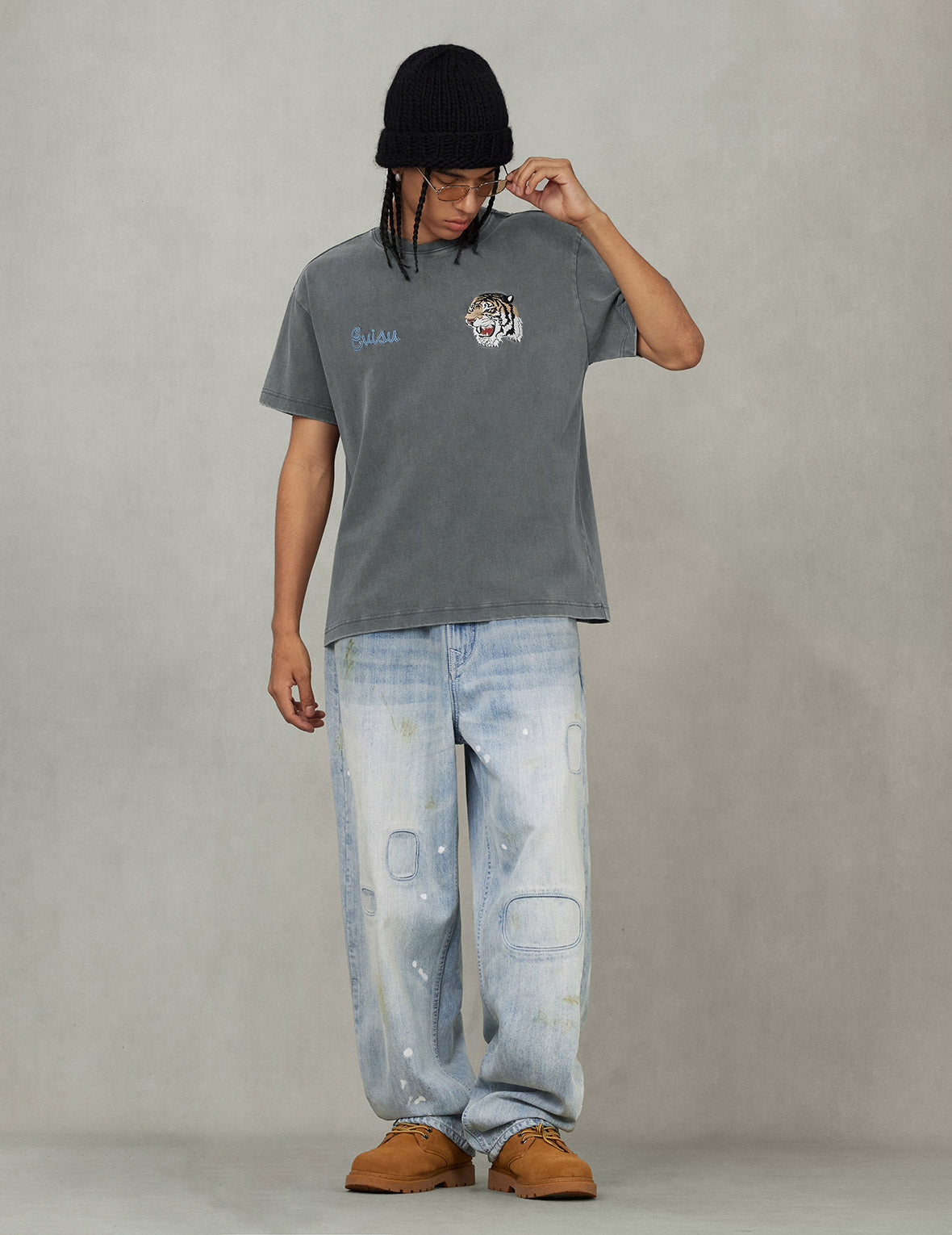 EVISU Archives Print Relax Fit T-shirt