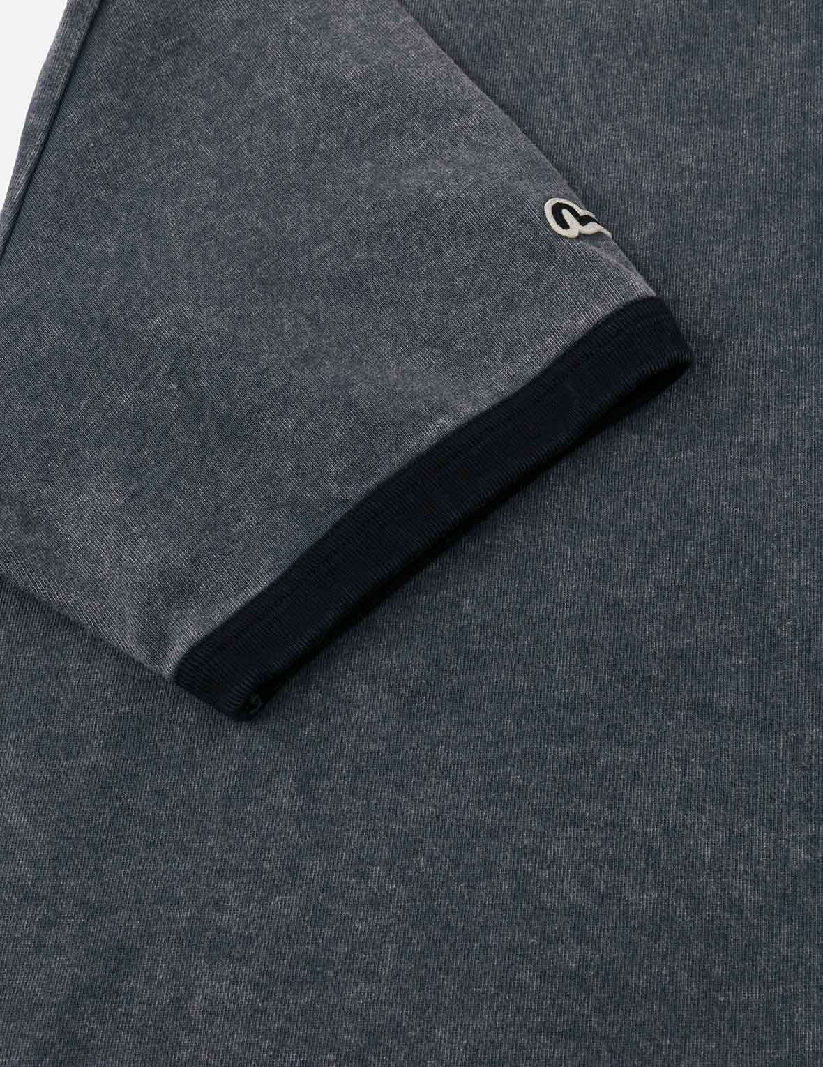 EVISU Workwear Print Relax Fit Ringer T-shirt