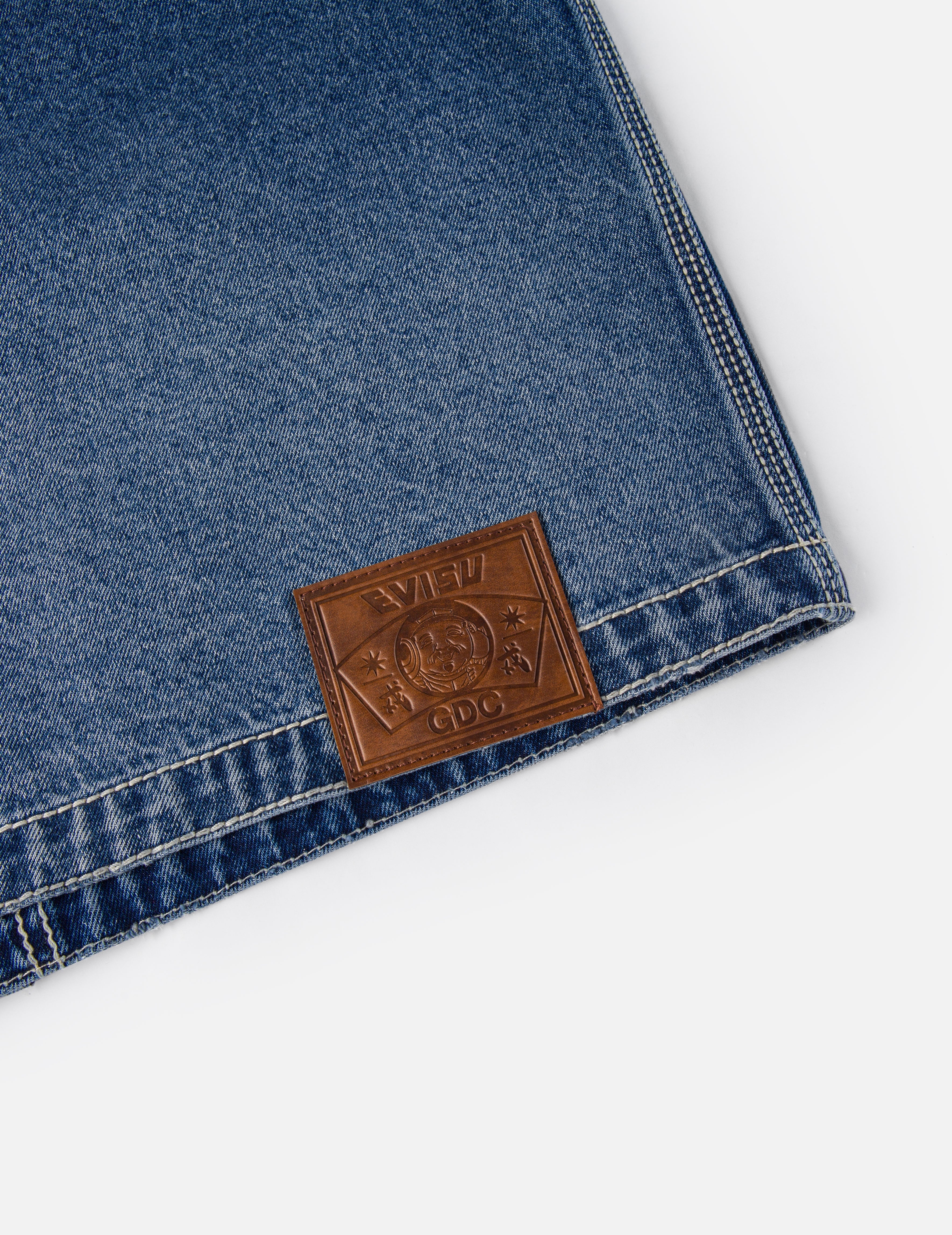 EVISU X GDC 刺绣宽版休闲牛仔工装外套