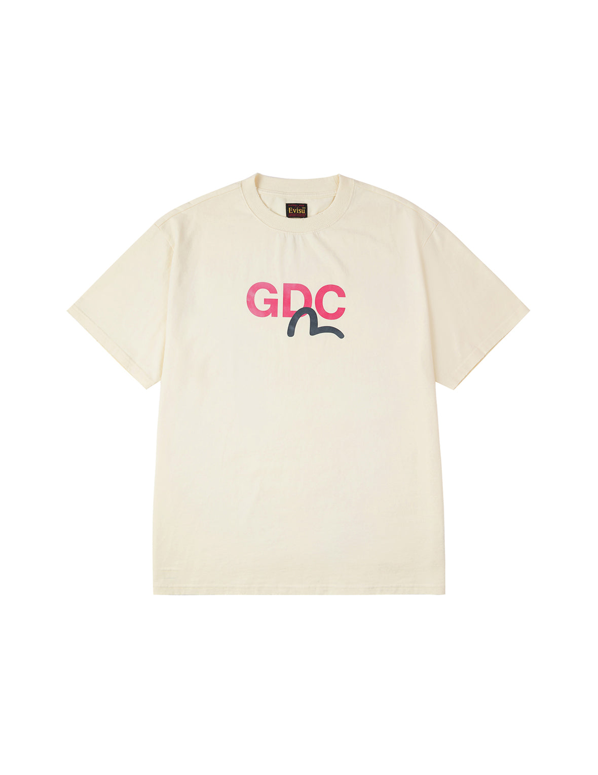 EVISU X GDC 脏洗宽版休闲T恤