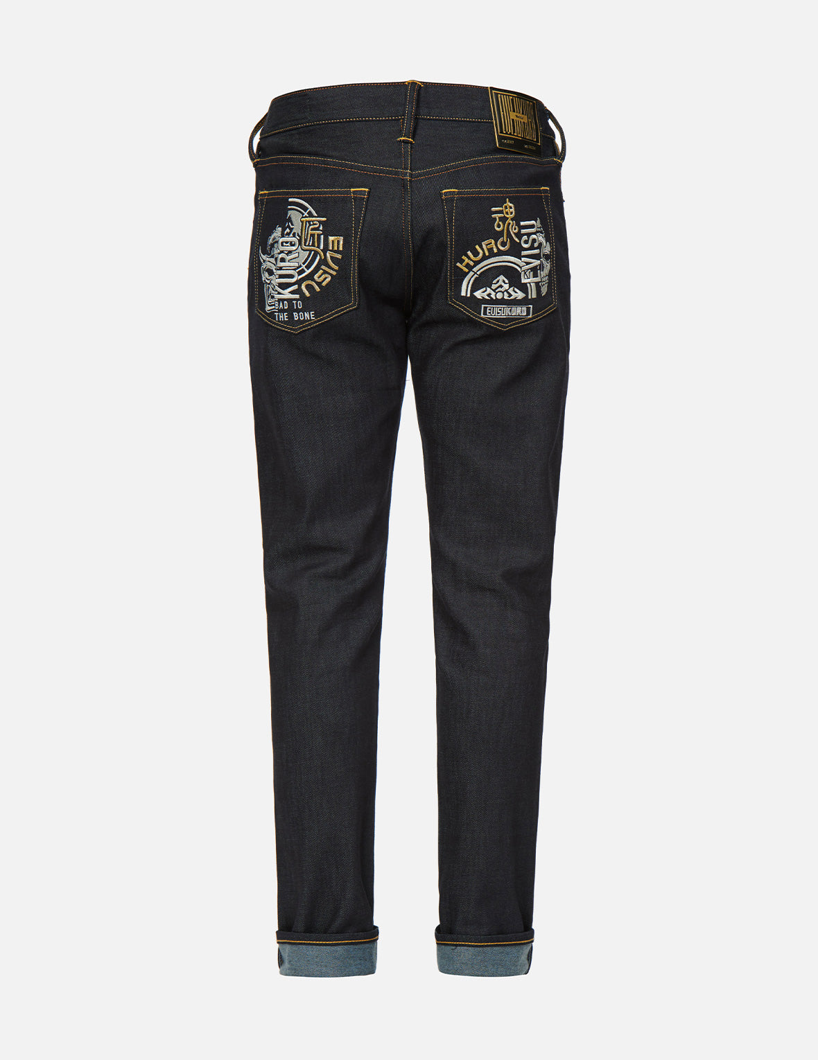 Hannya and Kamon Embroidered Carrot Fit Jeans #2017