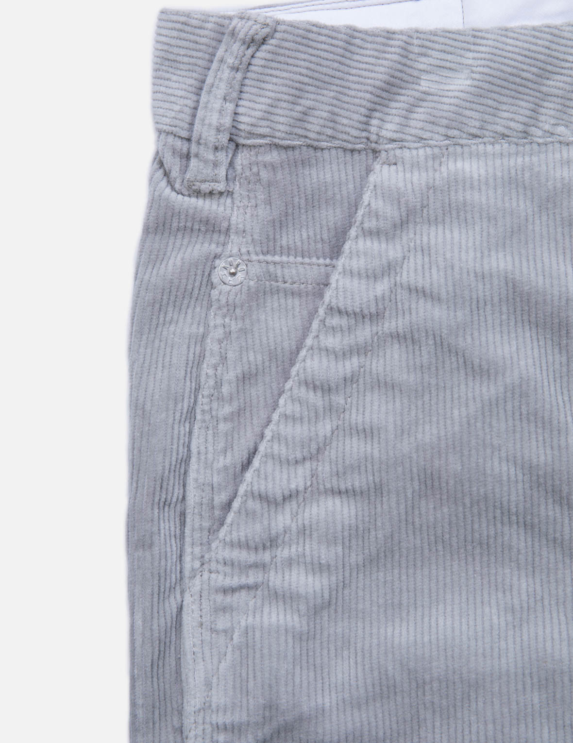 Paisley Print Pocket Corduroy Worker Pants