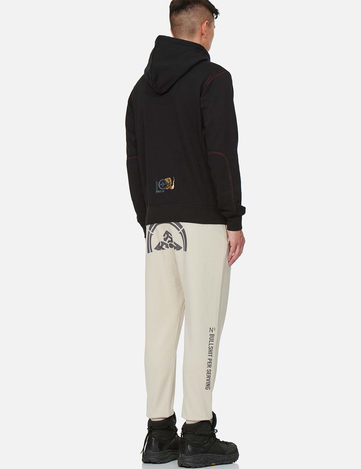 Seagull and Logo Hooded Sweatshirt