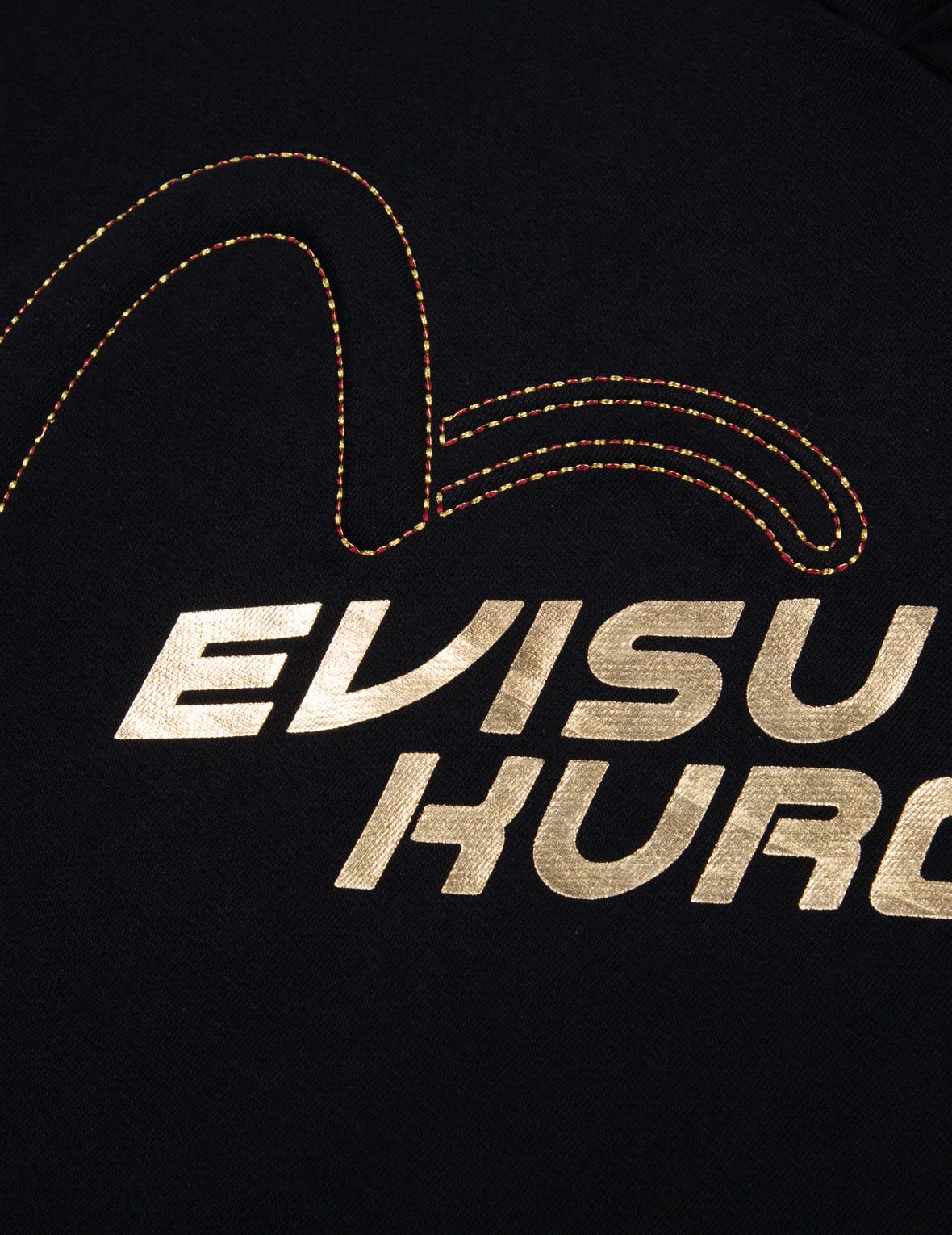 Seagull and Logo Hooded Sweatshirt