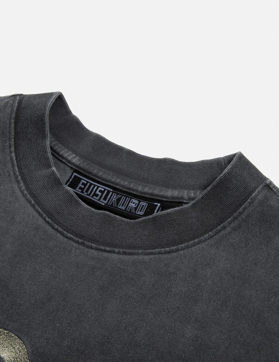 3D Logo Embroidery Spray Dyed Oversized Fit T-shirt