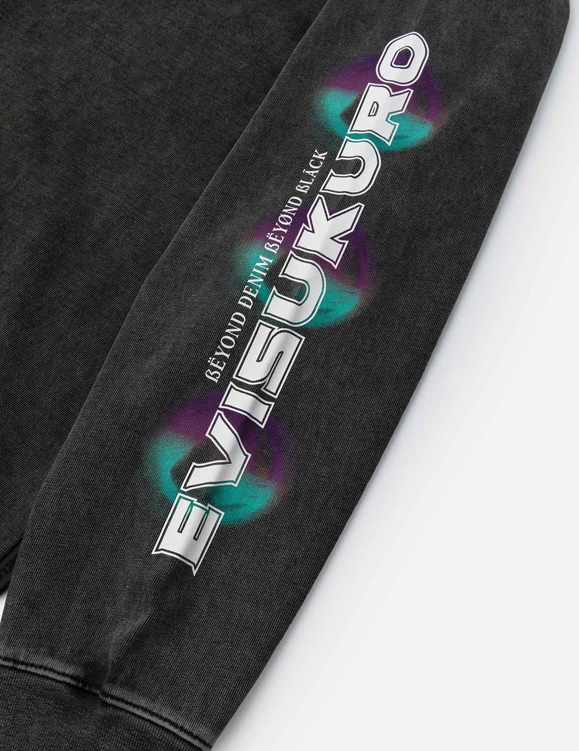 EVISUKURO和海鸥印花宽版休闲长袖T恤