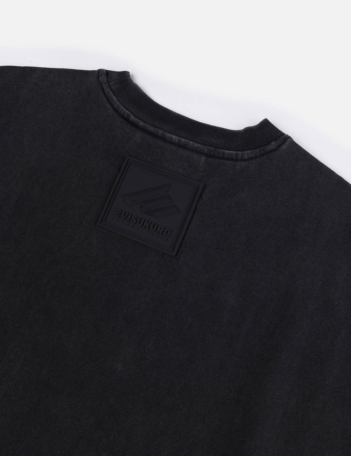 EVISUKURO E Logo Glow-in-the-dark Embroidery Loose Fit T-shirt