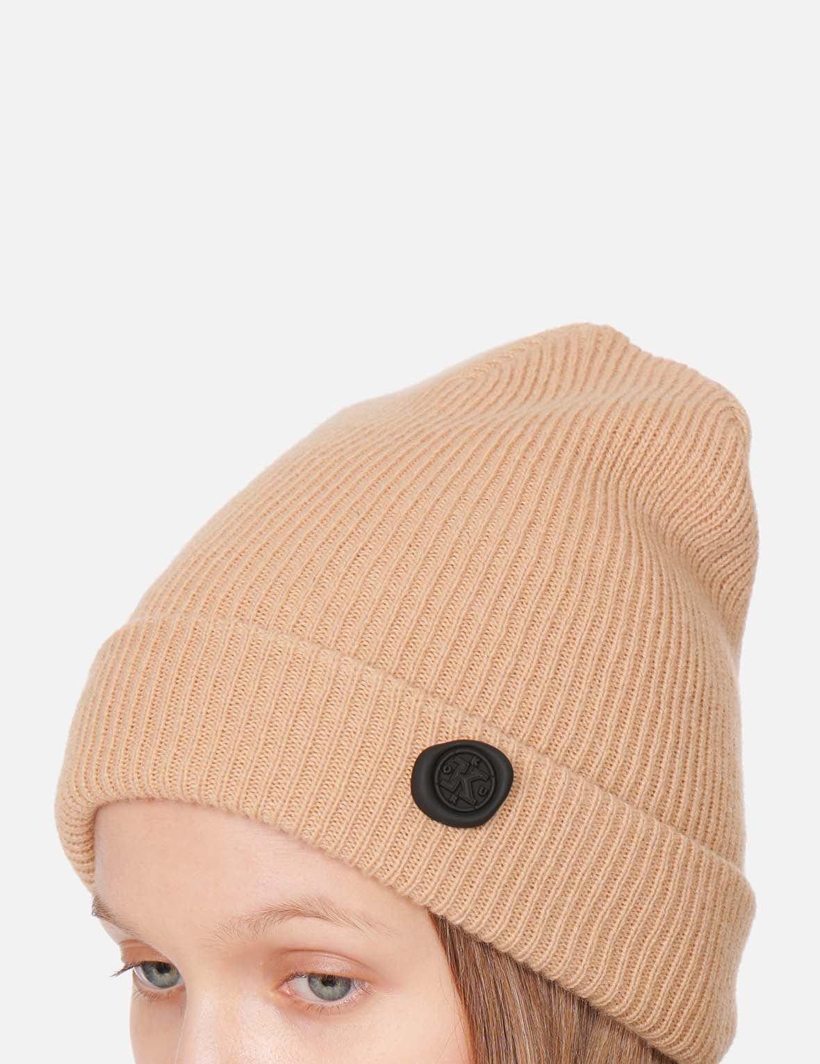 Bold K Wax Seal and Seagull Badge Beanie