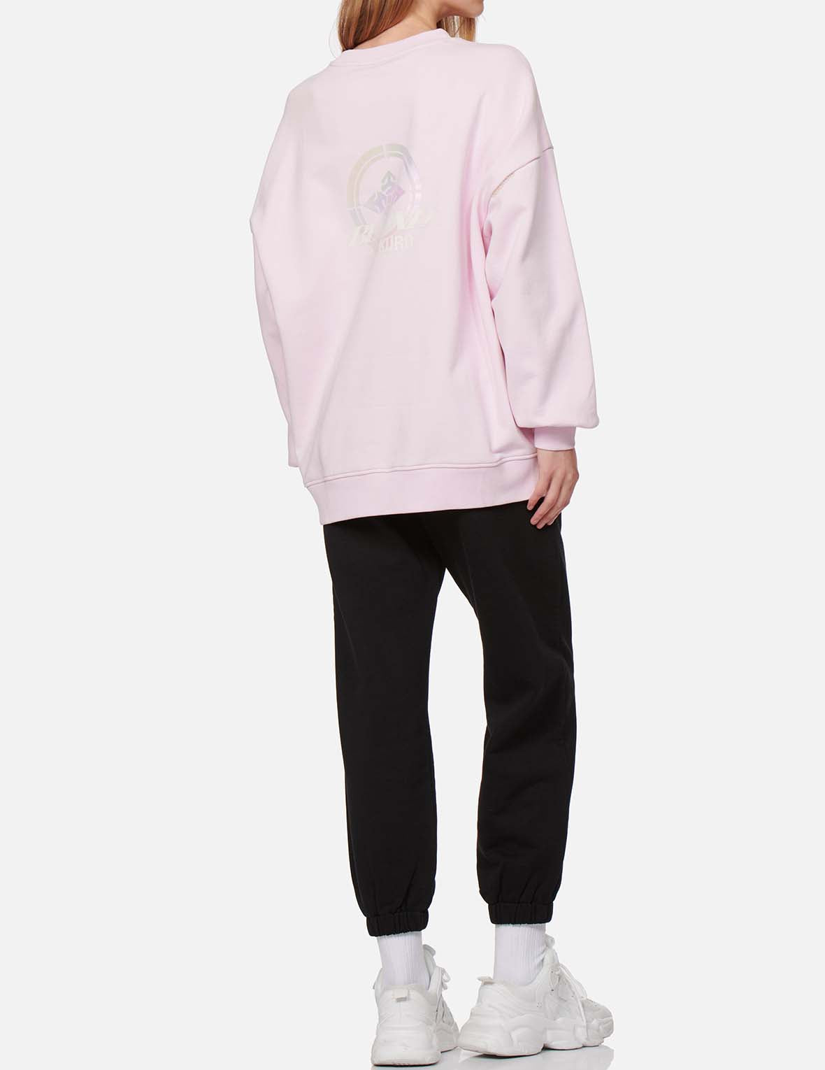 Kamon Pearl Reflective Print Sweatshirt