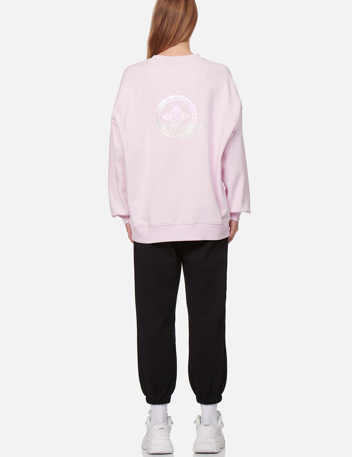 Kamon Pearl Reflective Print Sweatshirt