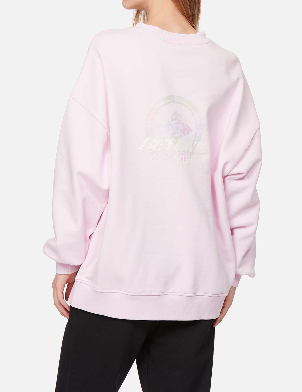 Kamon Pearl Reflective Print Sweatshirt