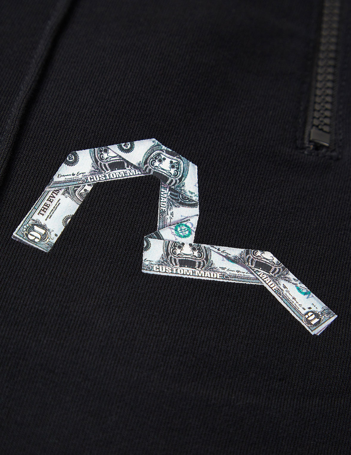 Banknote Seagull Print Sweatpants