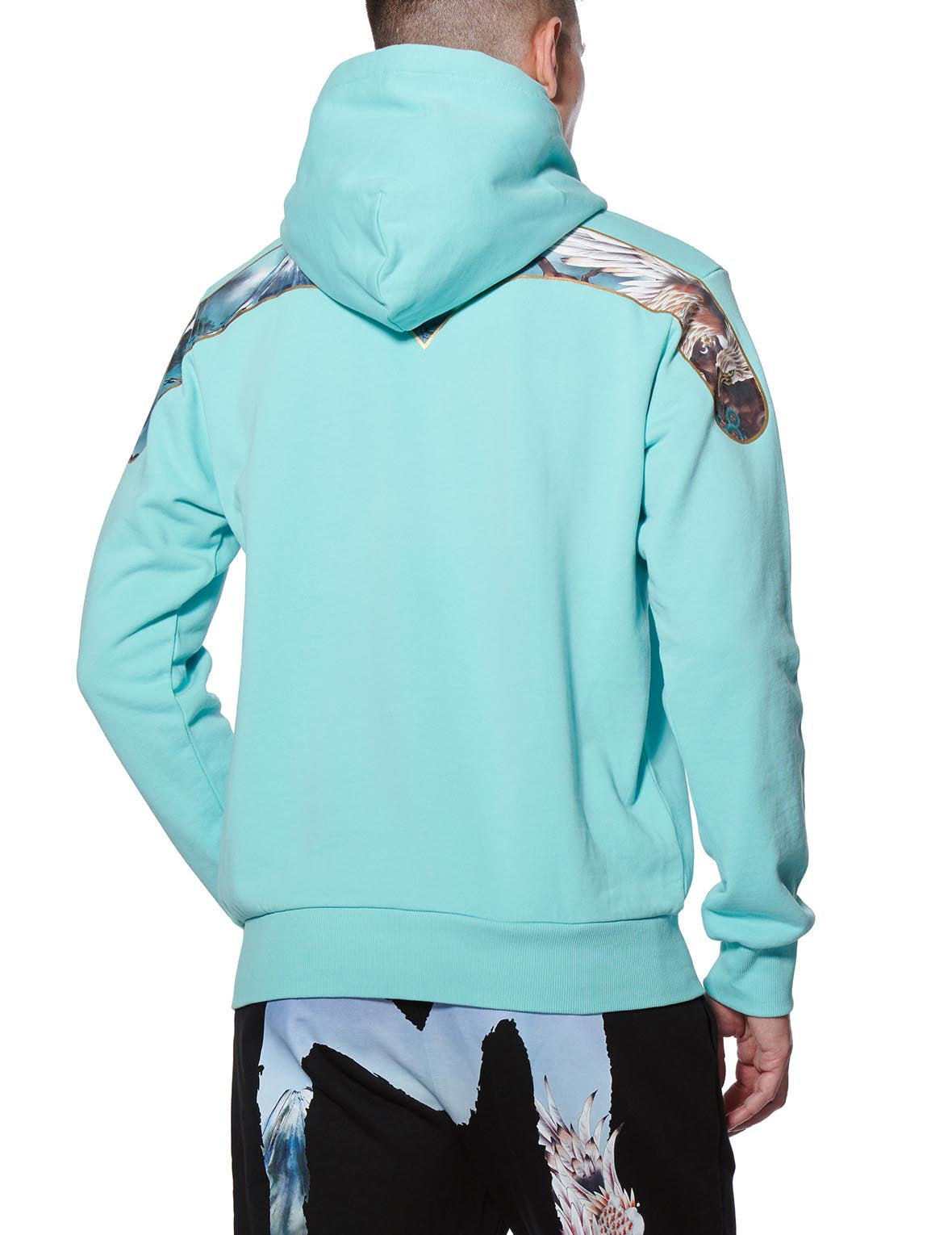 Mount Fuji-patterned Daicock Print Hoodie