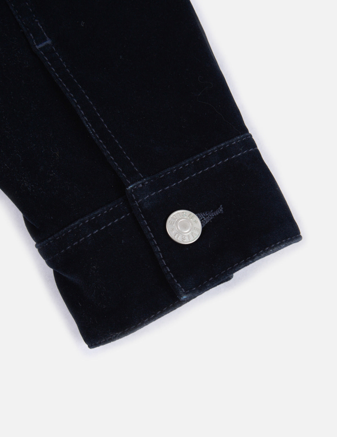 Denim Daicock Insert Velvet Jacket