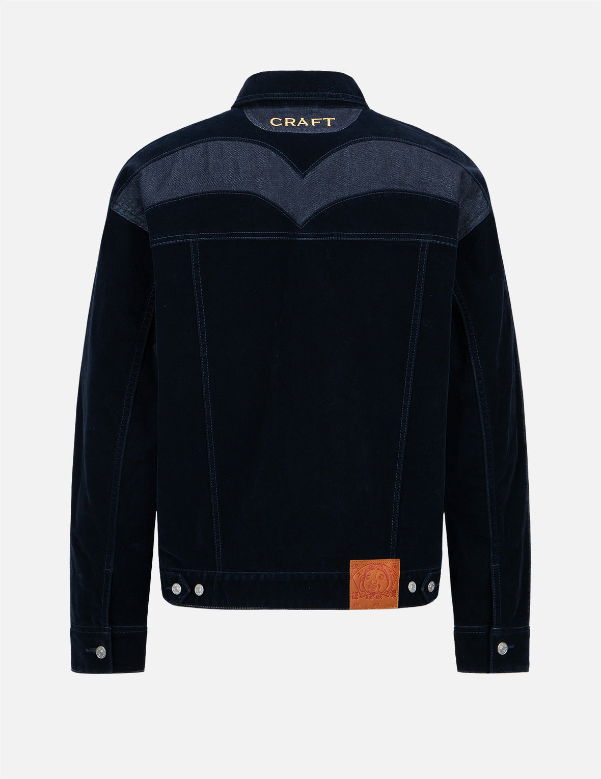 Denim Daicock Insert Velvet Jacket