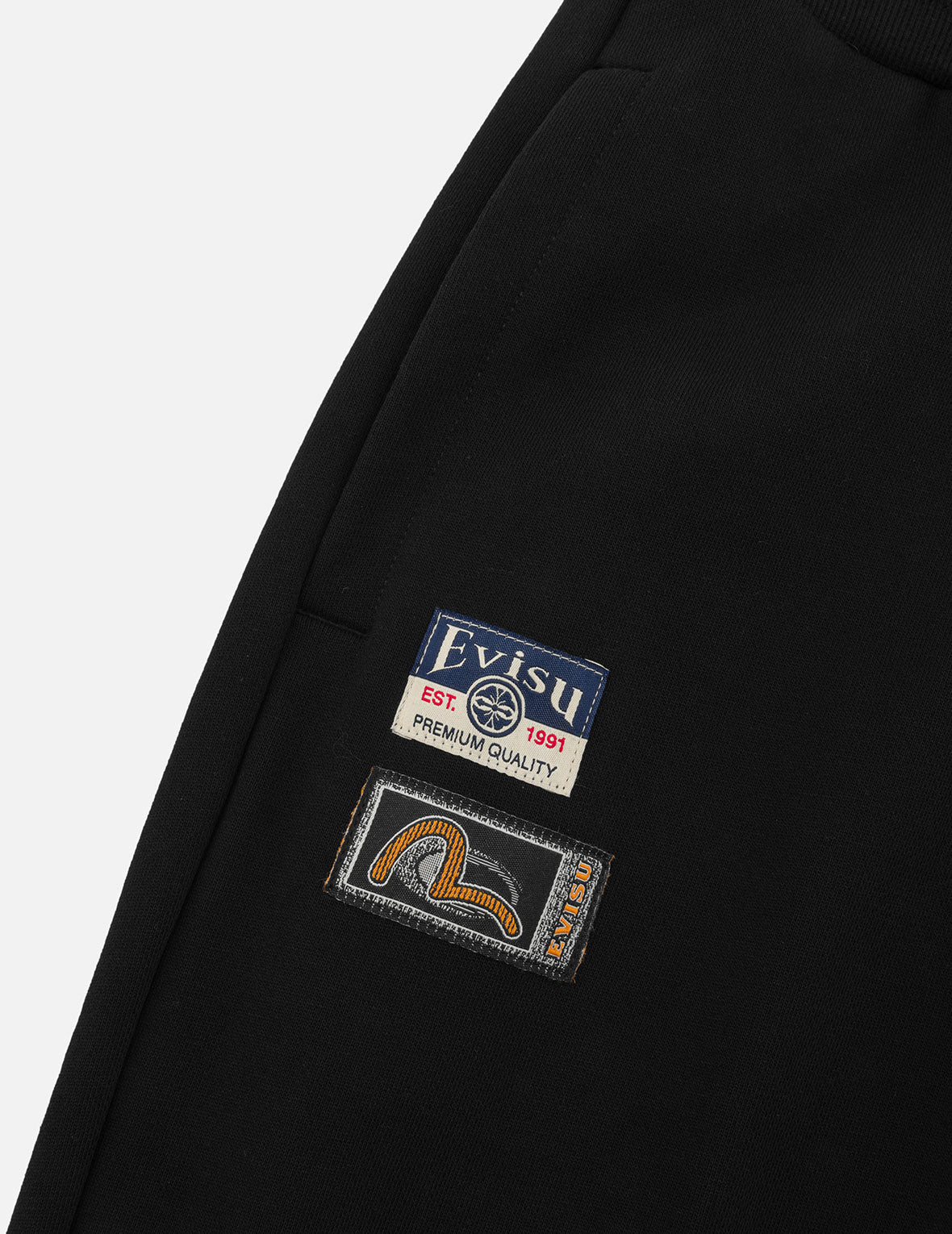 Tanuki Print Straight Fit Sweatpants