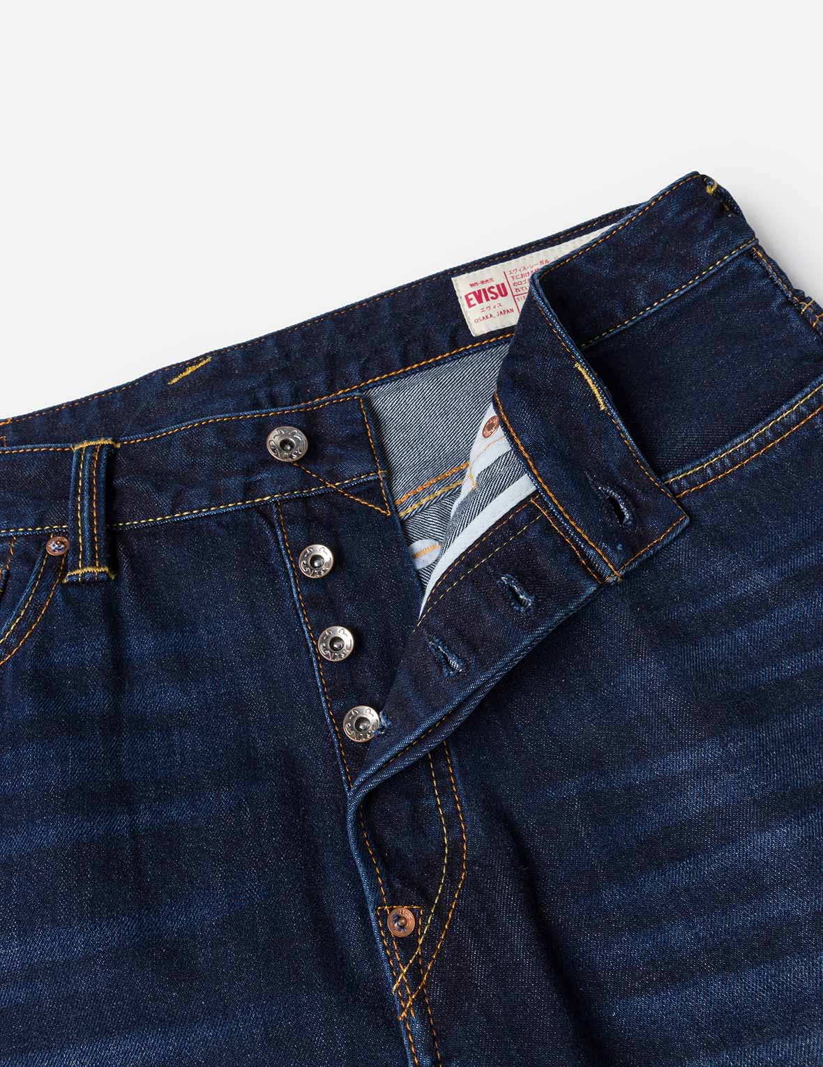 Ecru Brushstoke Seagull Print Regular Fit Jeans #2020