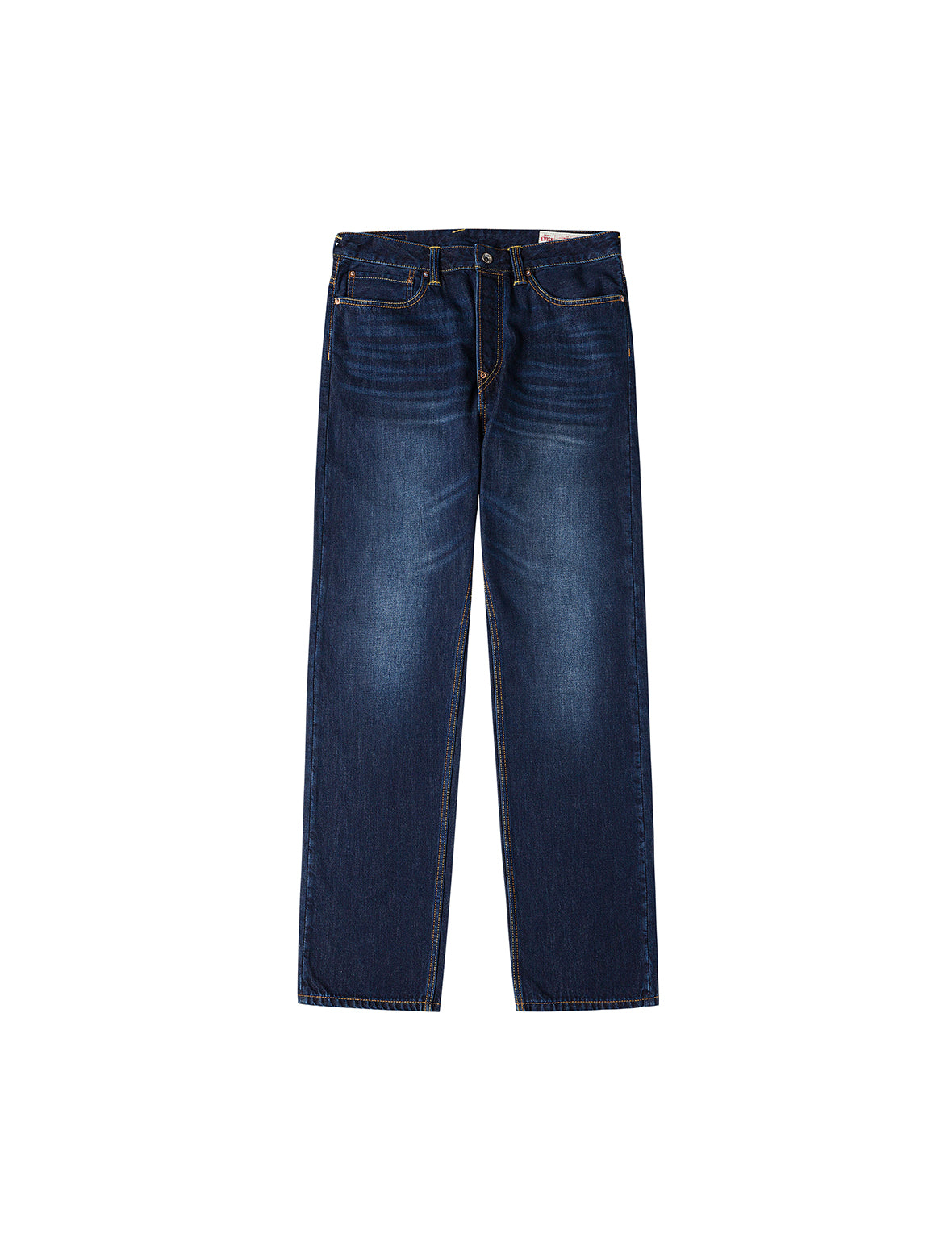 Ecru Brushstoke Seagull Print Regular Fit Jeans #2020