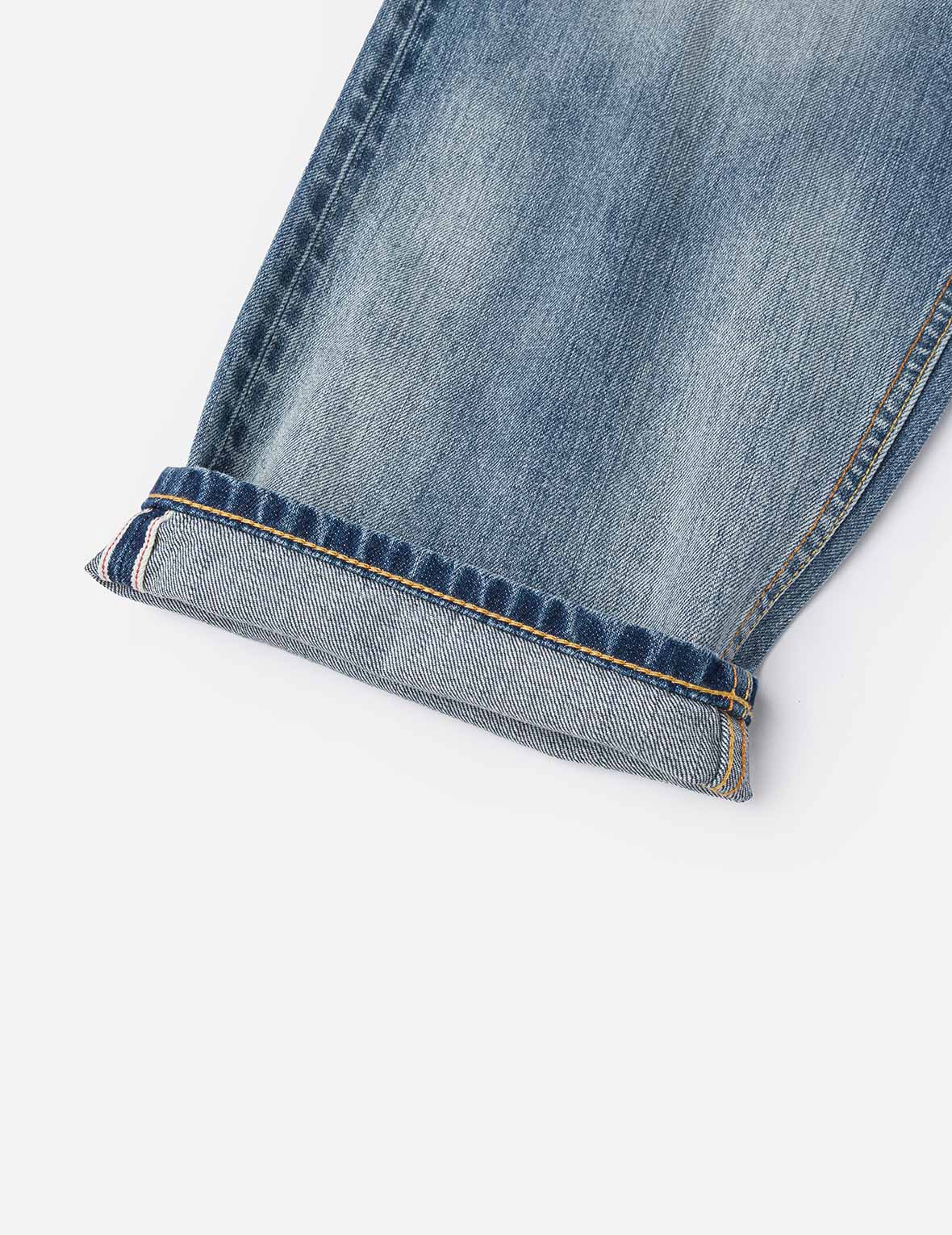 Ecru Daicock Print Loose Fit Jeans #2038 – EVISU