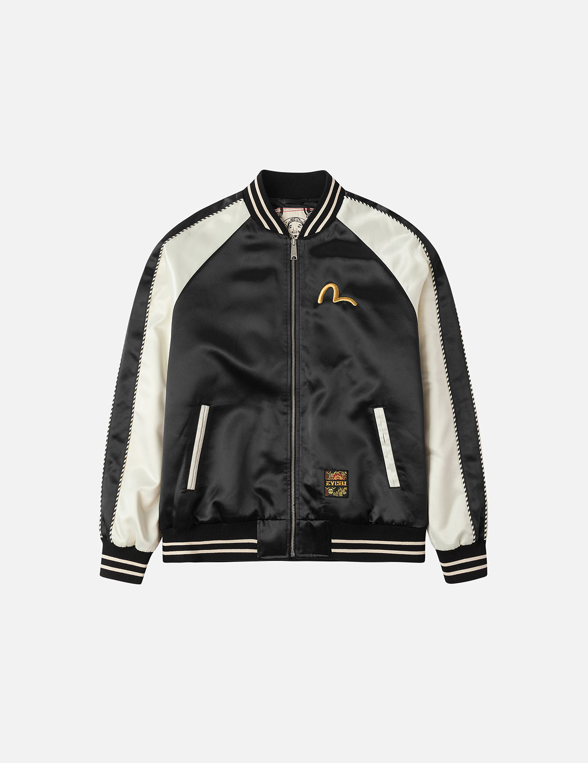 Crane Embroidery Regular Fit Souvenior Jacket