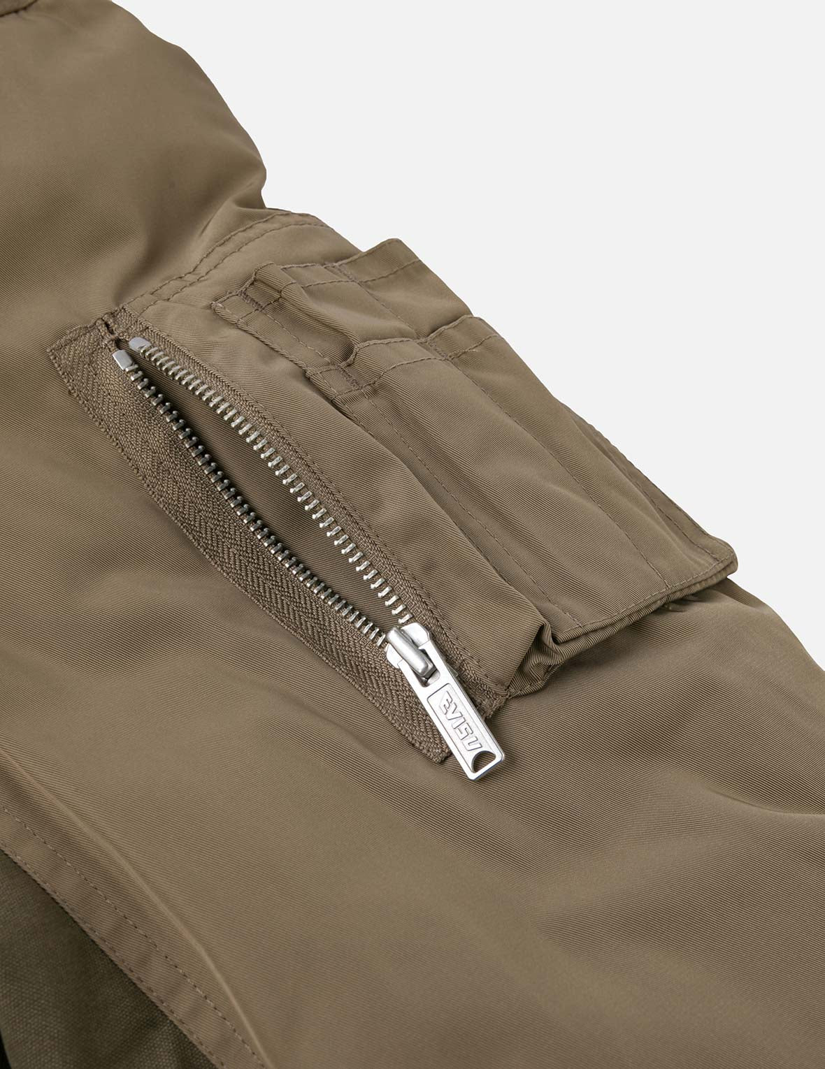 Logo and Godhead Lion Dance Embroidery Relax Fit Bomber Jacket