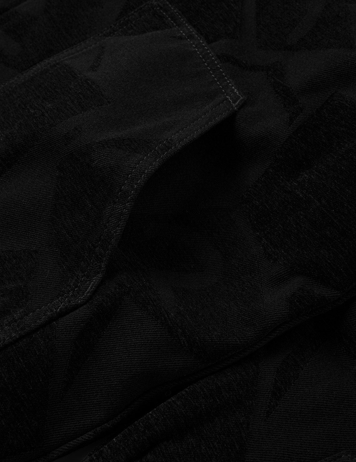 Allover Seagull Jacquard  Regular Fit Chore Jacket