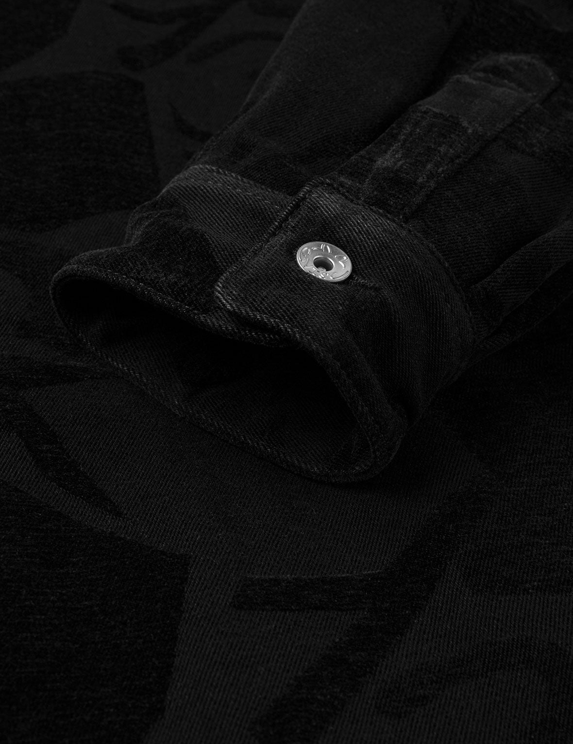 Allover Seagull Jacquard  Regular Fit Chore Jacket