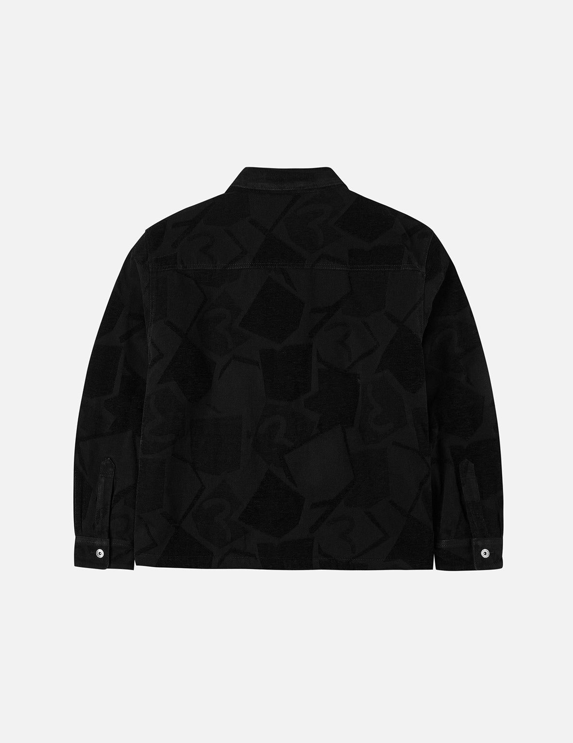 Allover Seagull Jacquard  Regular Fit Chore Jacket