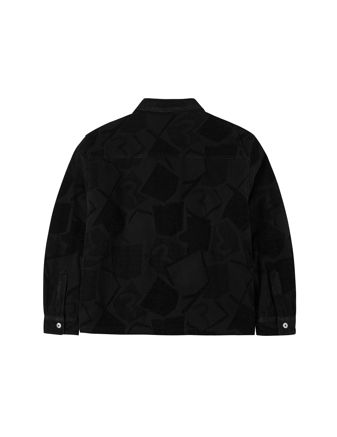 Allover Seagull Jacquard  Regular Fit Chore Jacket