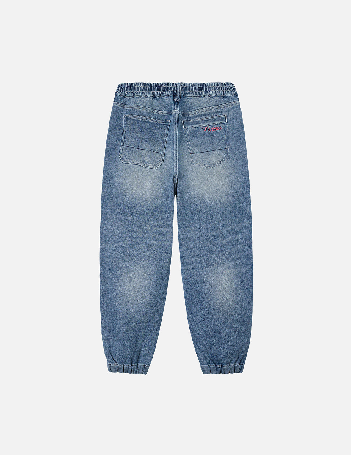 Henohenomohe Godhead Print Loose Fit Denim Joggers