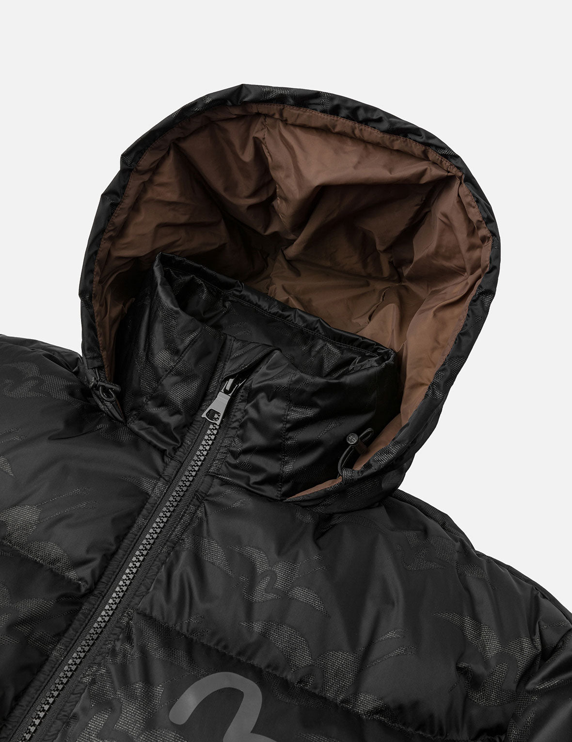 Allover Seagull Crane Jacquard Regular Fit Down Jacket