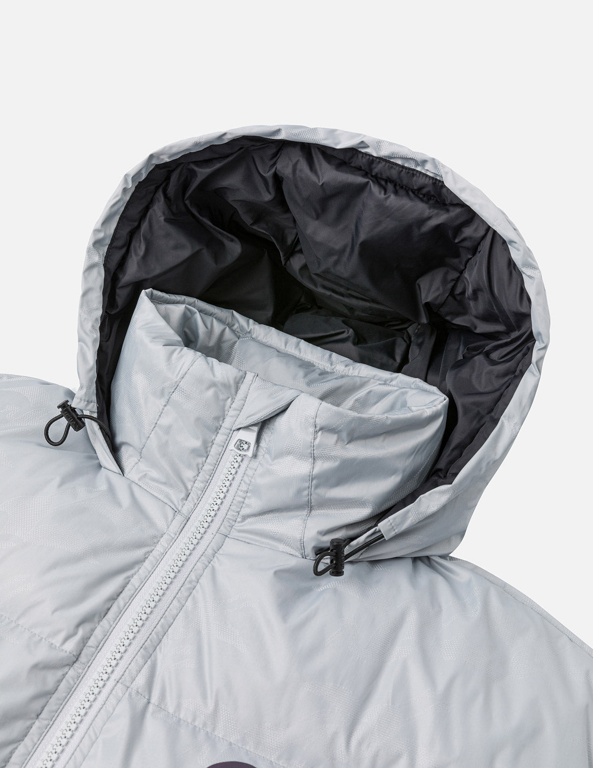 Allover Seagull Crane Jacquard Regular Fit Down Jacket