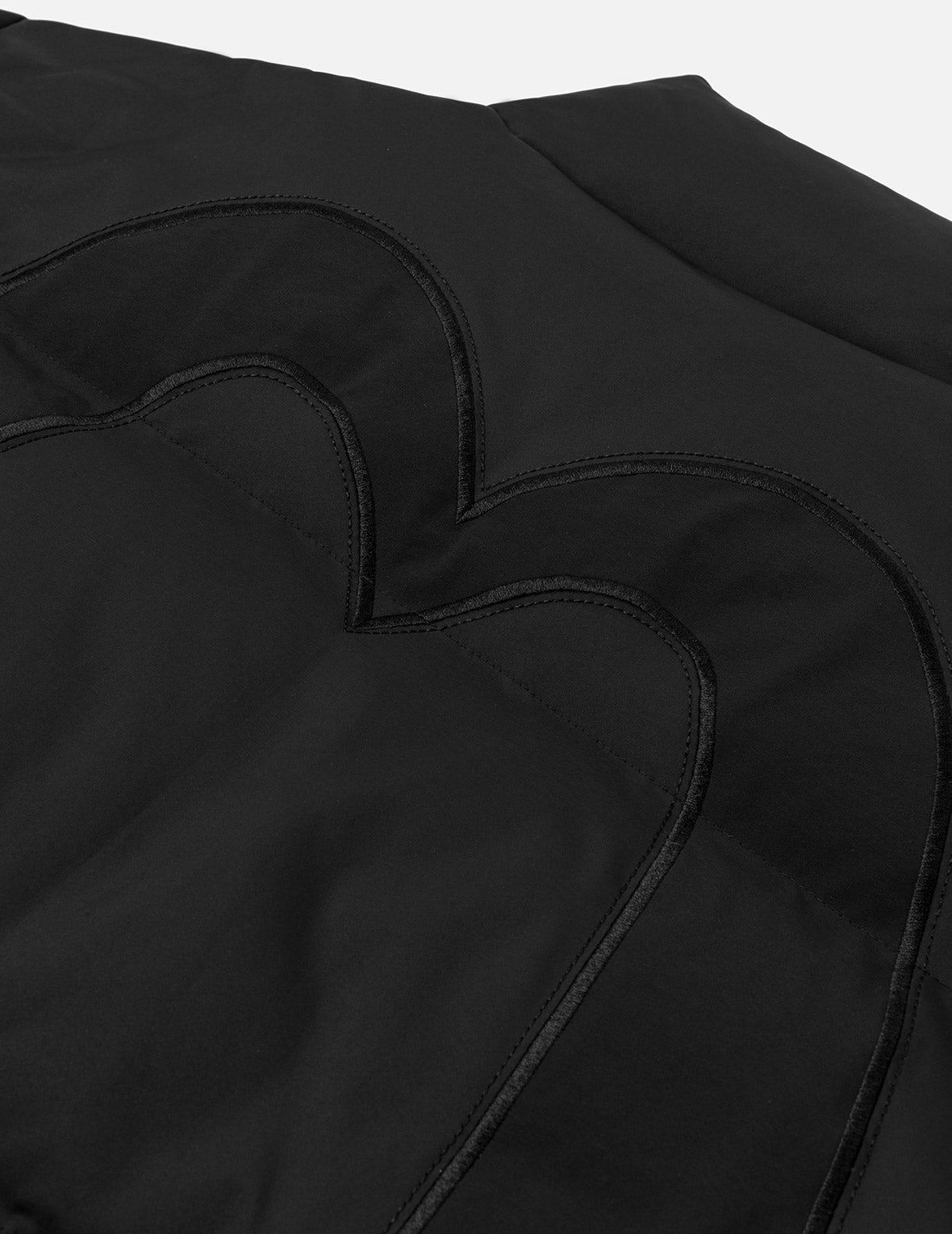 Inserted Daicock Embroidery Regular Fit Down Jacket