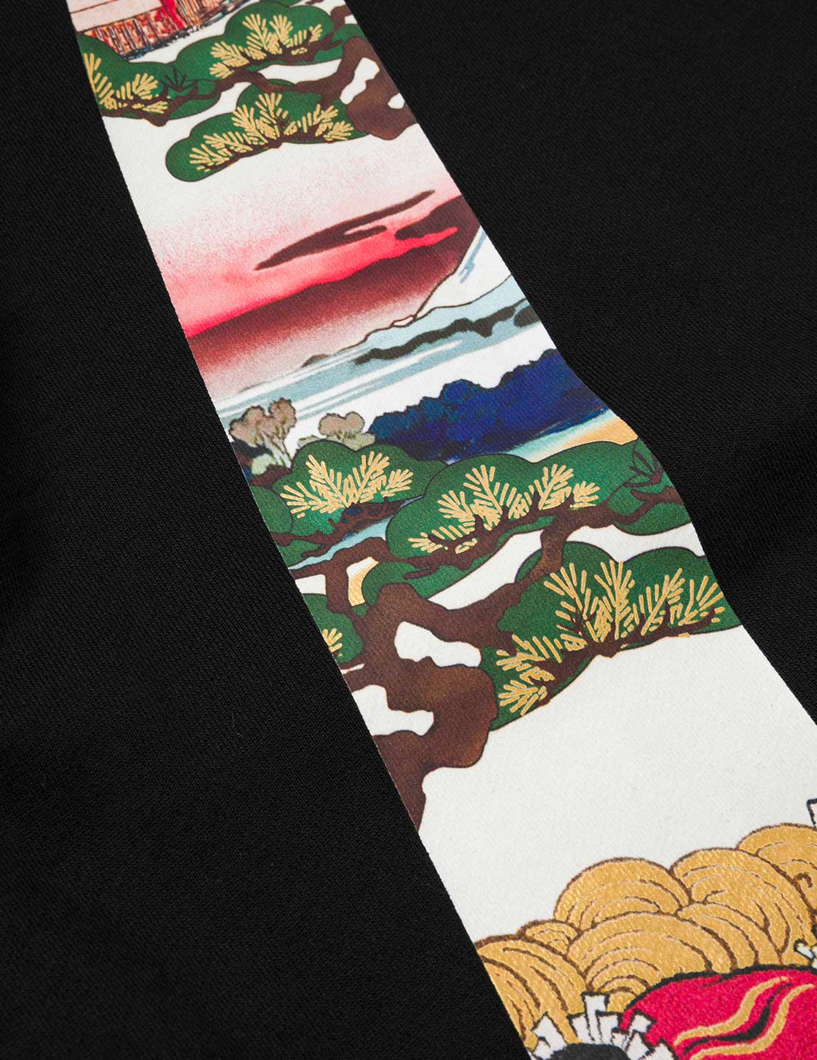 Godhead Lion Dance Daicock Print Loose Fit Sweatshirt