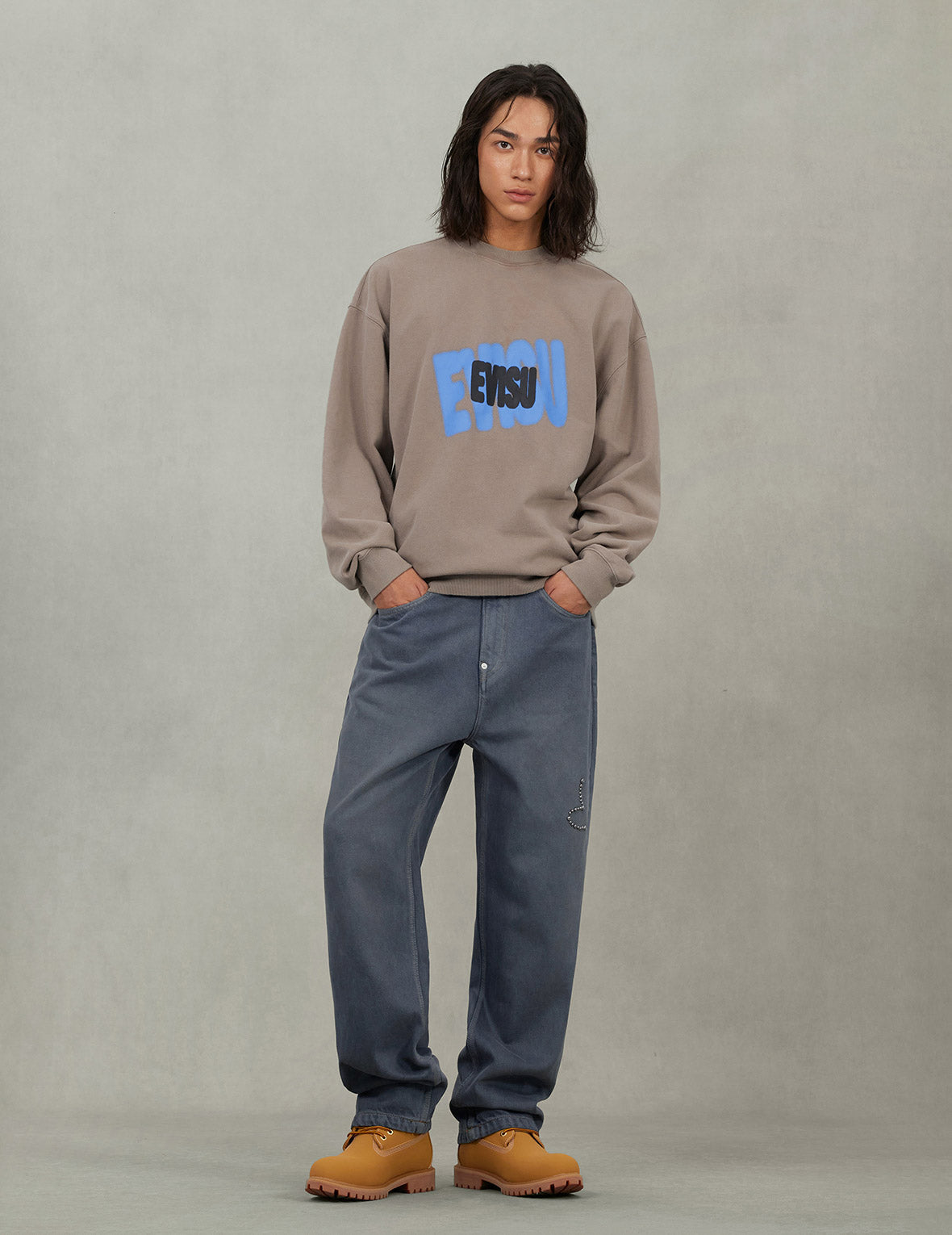 Logo Print Fashion Fit Sweatshirt