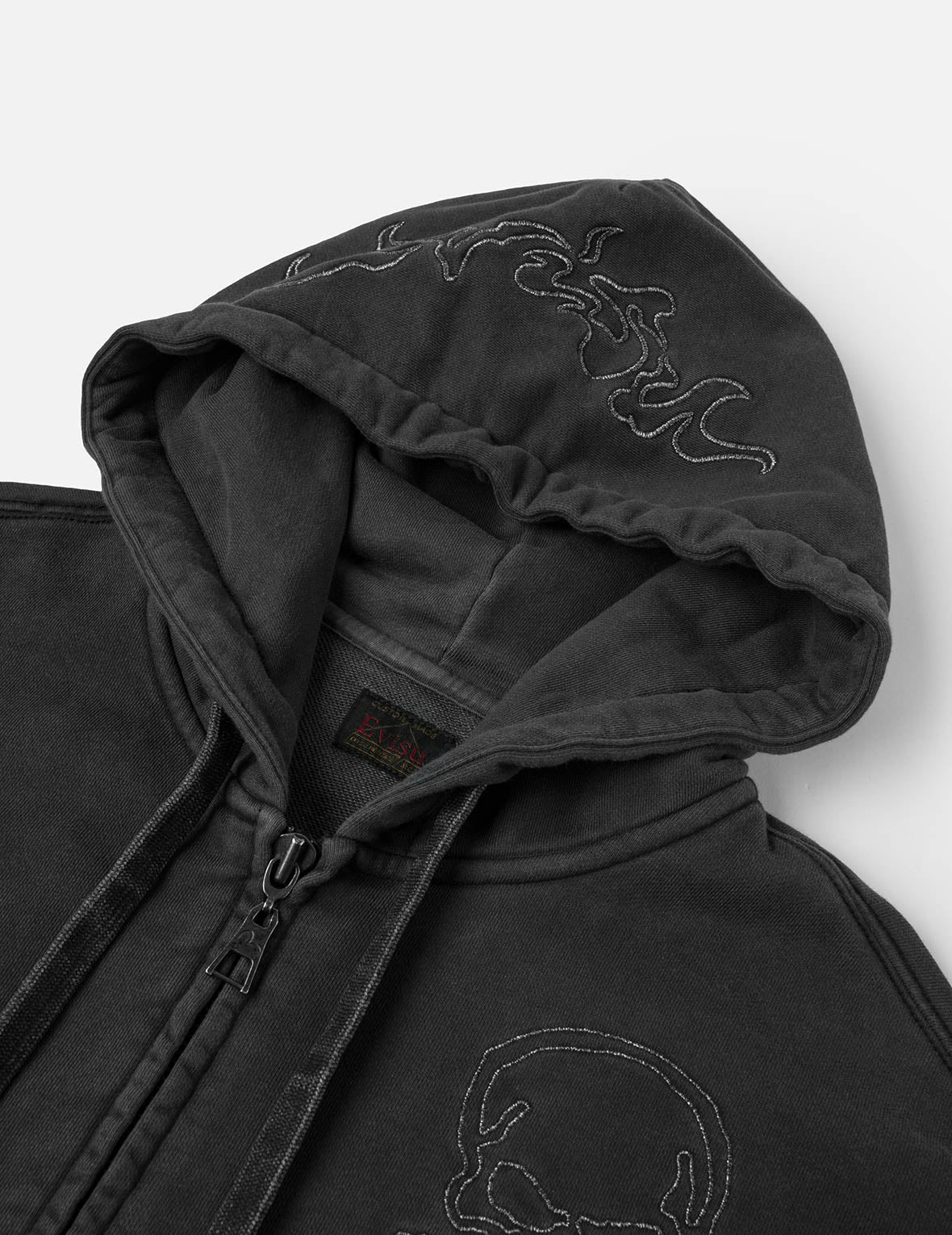 Tattoo Styles Embroidery Oversized Hoodie Jacket