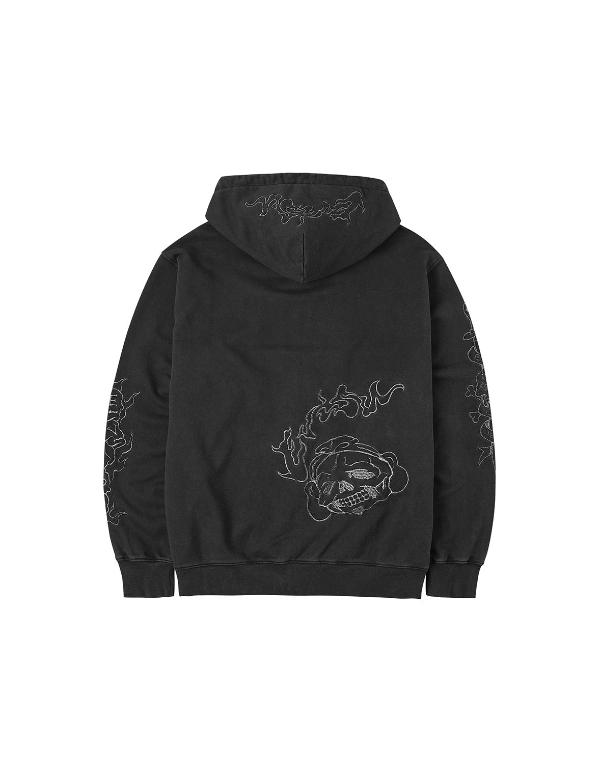 Tattoo Styles Embroidery Oversized Hoodie Jacket