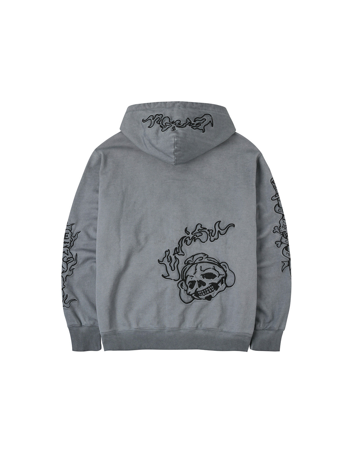 Tattoo Styles Embroidery Oversized Hoodie Jacket