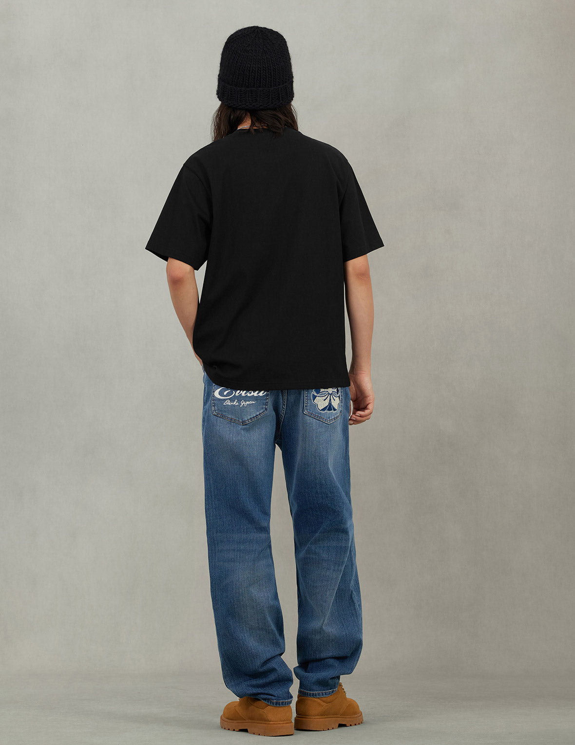 海鸥织锦贴布常规版型T恤