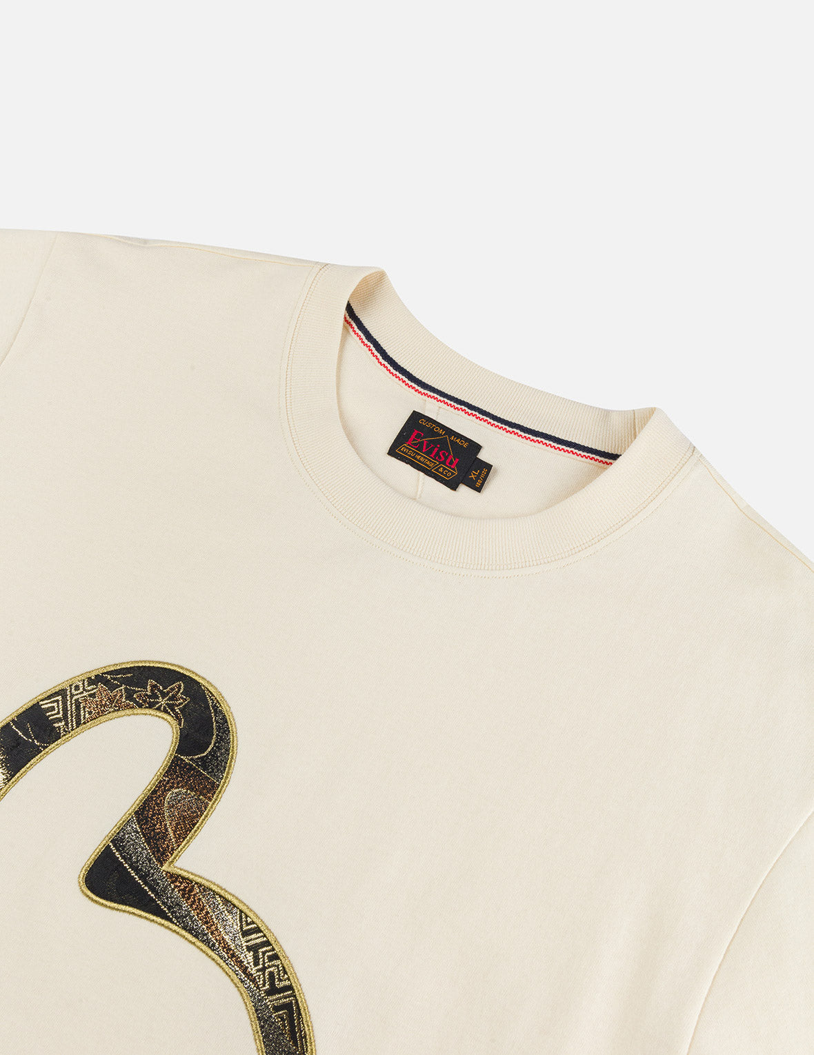 海鸥织锦贴布常规版型T恤