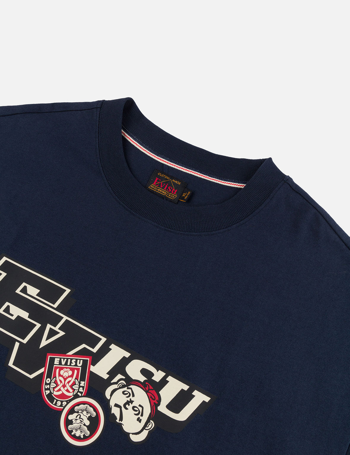 Henohenomohe Godhead and Wheel of Wisdom tag Daicock Print Relax Fit T-Shirt