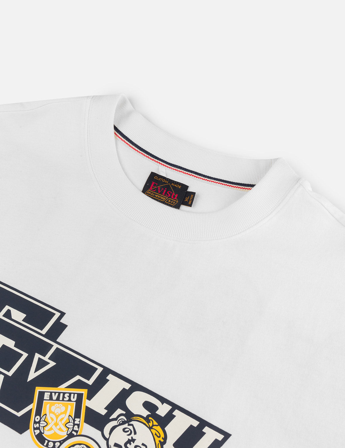 Henohenomohe Godhead and Wheel of Wisdom tag Daicock Print Relax Fit T-Shirt