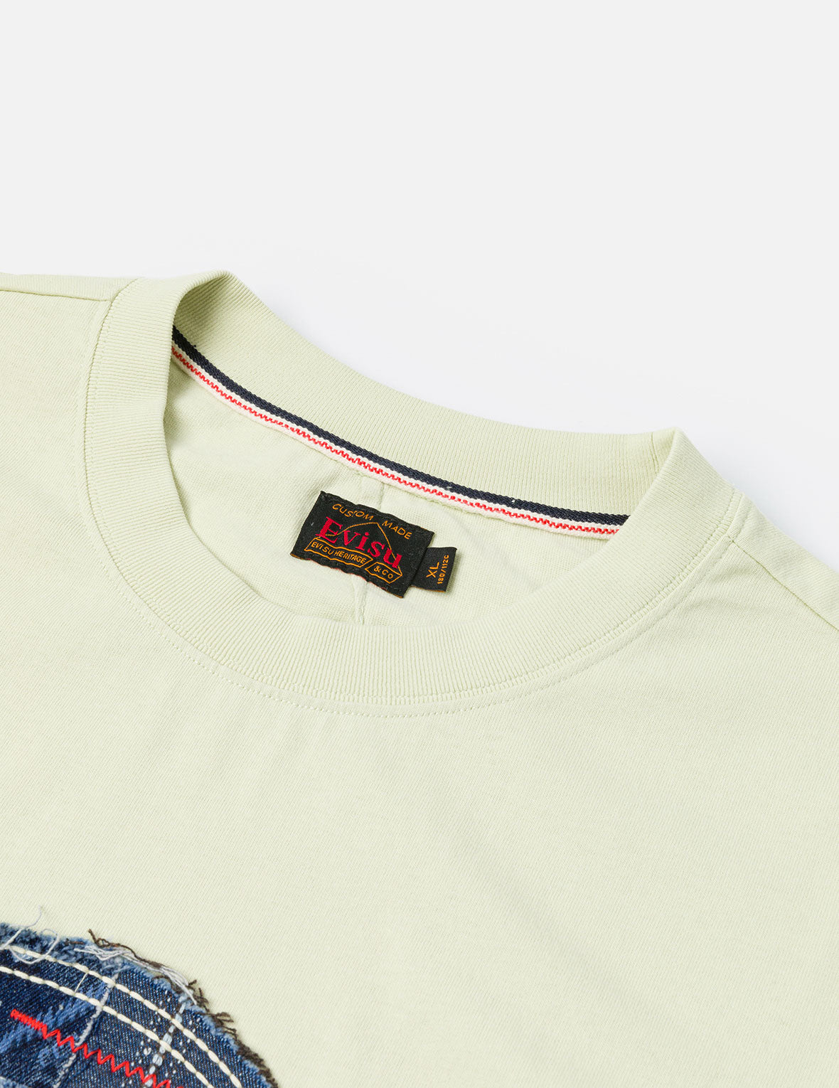 Sashiko Daruma and Seagull Relax Fit T-Shirt