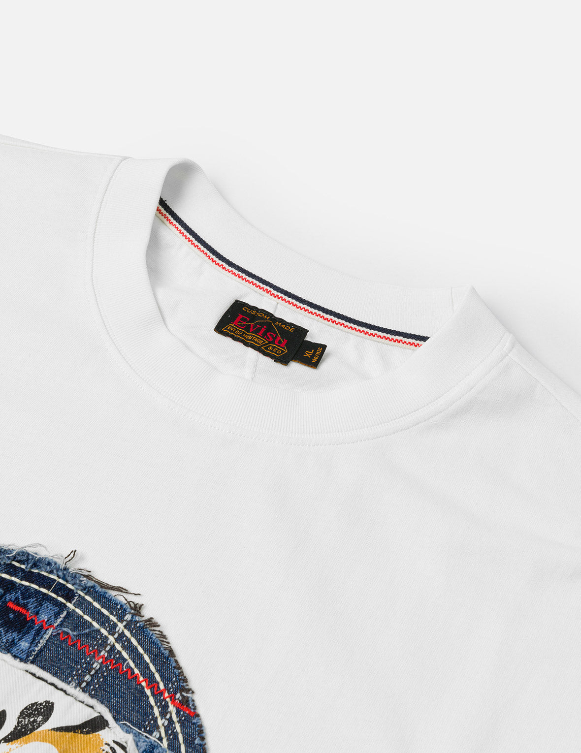 Sashiko Daruma and Seagull Relax Fit T-Shirt